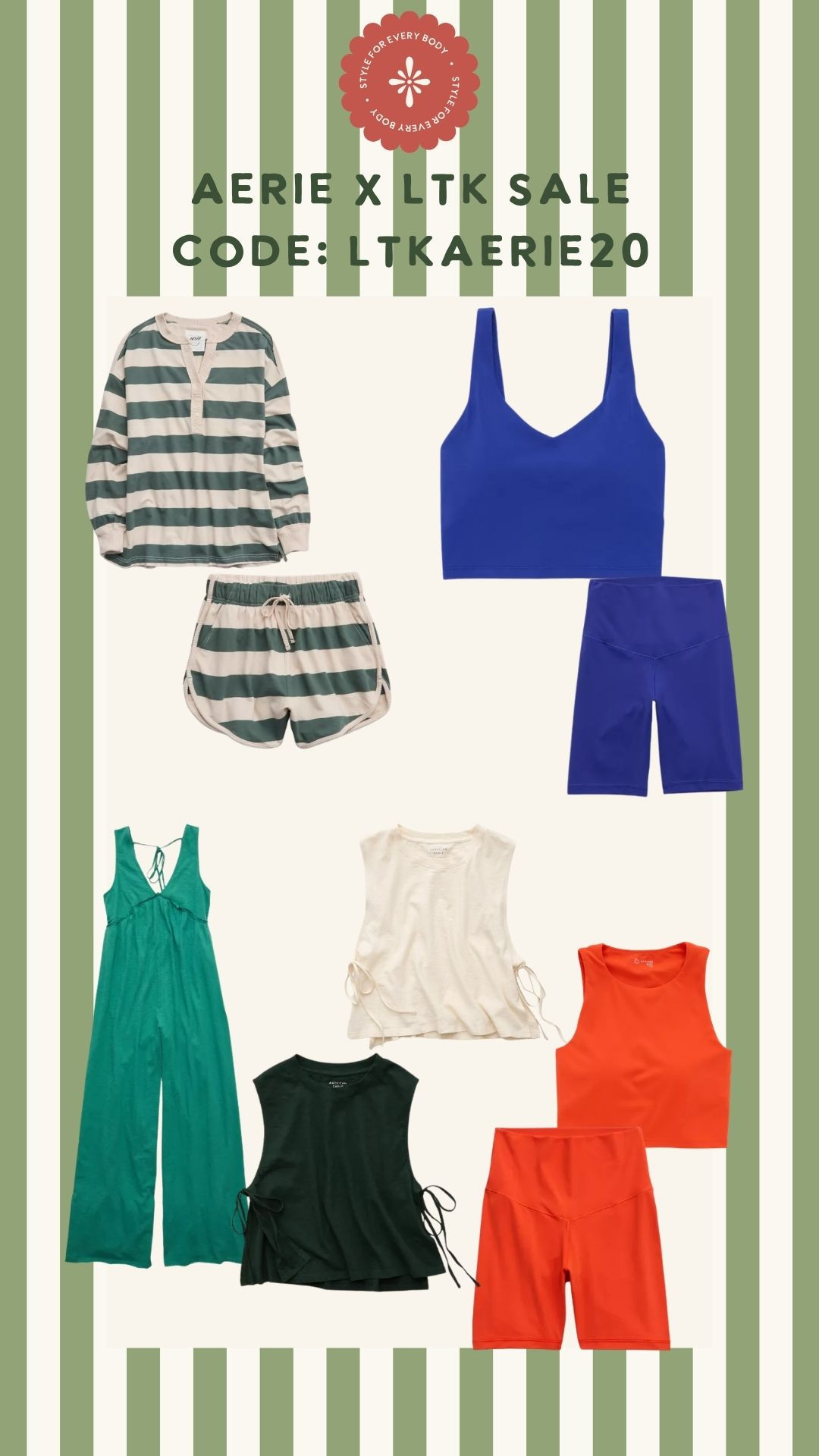 In my cart...workout and lounge gear! Use code LTKAERIE20 

 #LTKxAerie #LTKmomlife #LTKSaleAlert