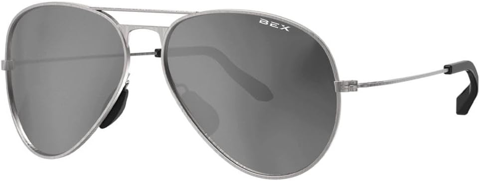 BEX Wesley Brushed Silver Sunglasses       Send to LogieInstantly adds this product to your Logie... | Amazon (US)