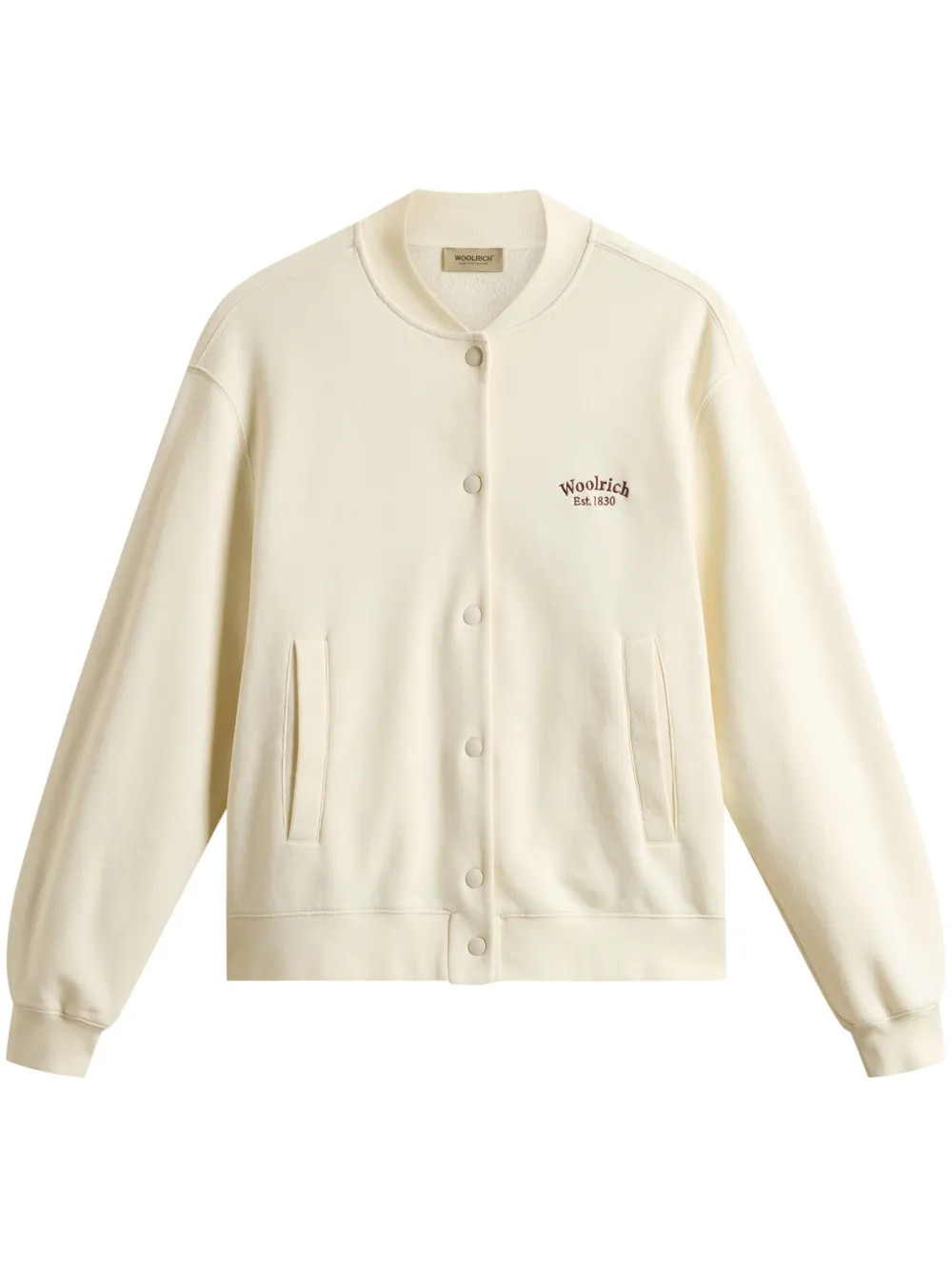 Woolrich Cotton Bomber Jacket | Neutrals | FARFETCH SI | Farfetch Global