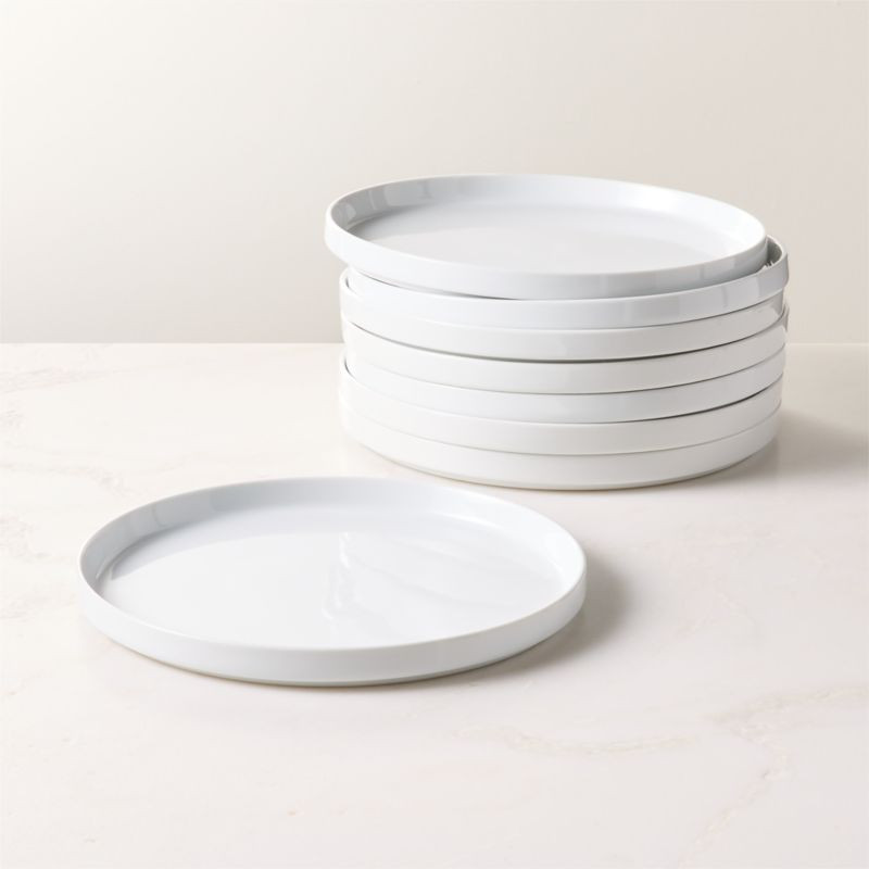 Frank White Dinner Plates Set of 8 + Reviews | CB2 | CB2