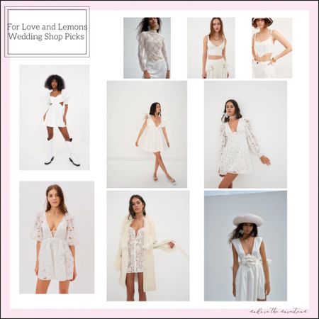 All my bride to be gals! For Love and Lemons wedding shop is live with new arrivals! Here are some of my faves! 

#LTKSeasonal #LTKstyletip #LTKwedding