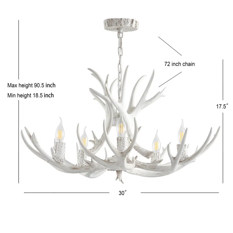 Millwood Pines Rohrbach 5 - Light Candle Style Wagon Wheel Chandelier | Wayfair | Wayfair North America
