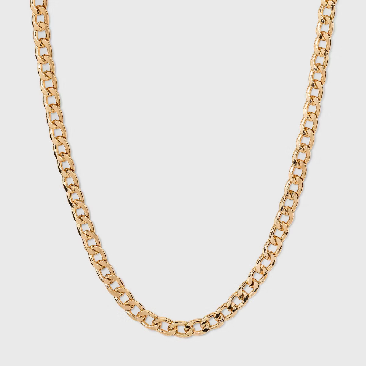 Thin Curb Chain Necklace - A New Day™ Gold | Target