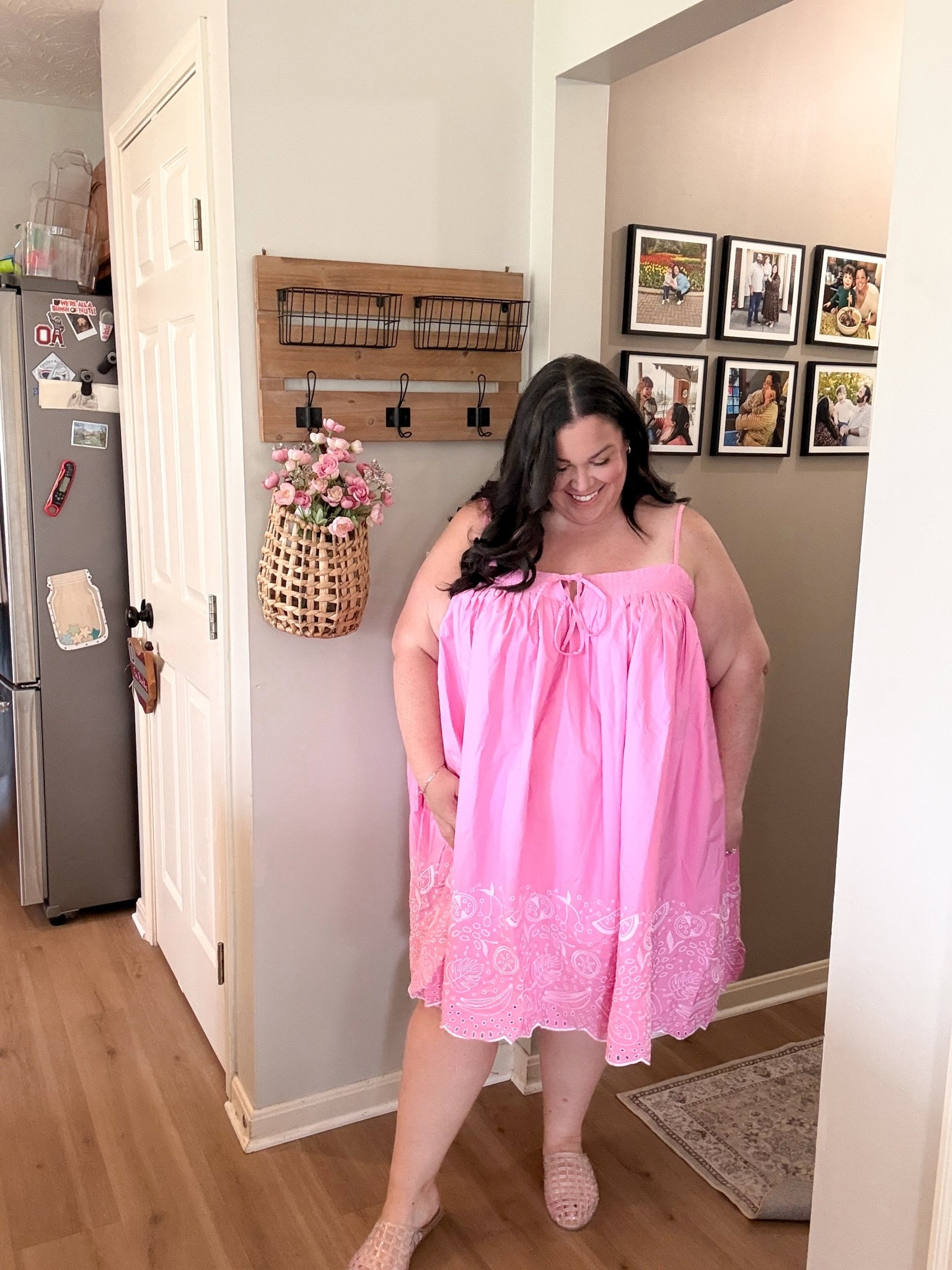 Obsessed with this pink mini Walmart dress! I wearing a 2x

#LTKPlusSize #LTKPetite #LTKMidsize