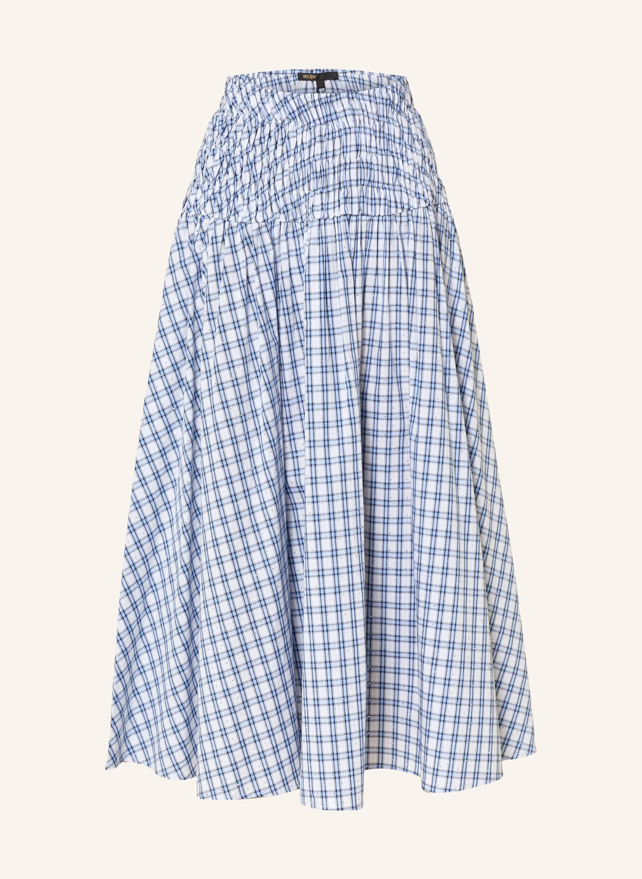 maje Rock mit Schmucksteinen in hellblau / dunkelblau / weiss | Breuninger (DACH)