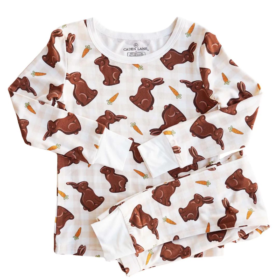 Bunny Bites Two Piece Pajama Set | Caden Lane