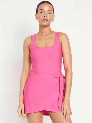 Side-Tie Swim Dress | Old Navy (US)