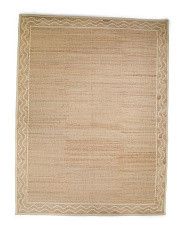 Hand Woven Rug With Scallop Detail | Marshalls