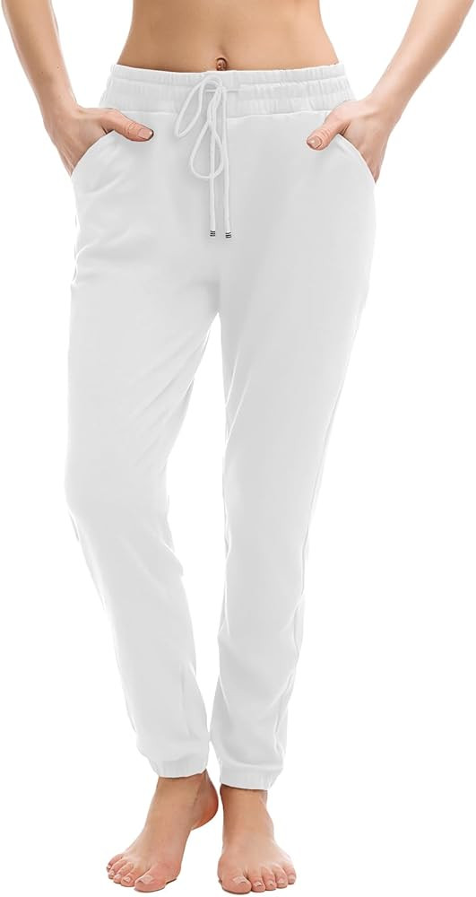 Walifrey Womens Joggers with Pockets, Drawstring Sweatpants Women for Lounging Jogging Workout an... | Amazon (US)