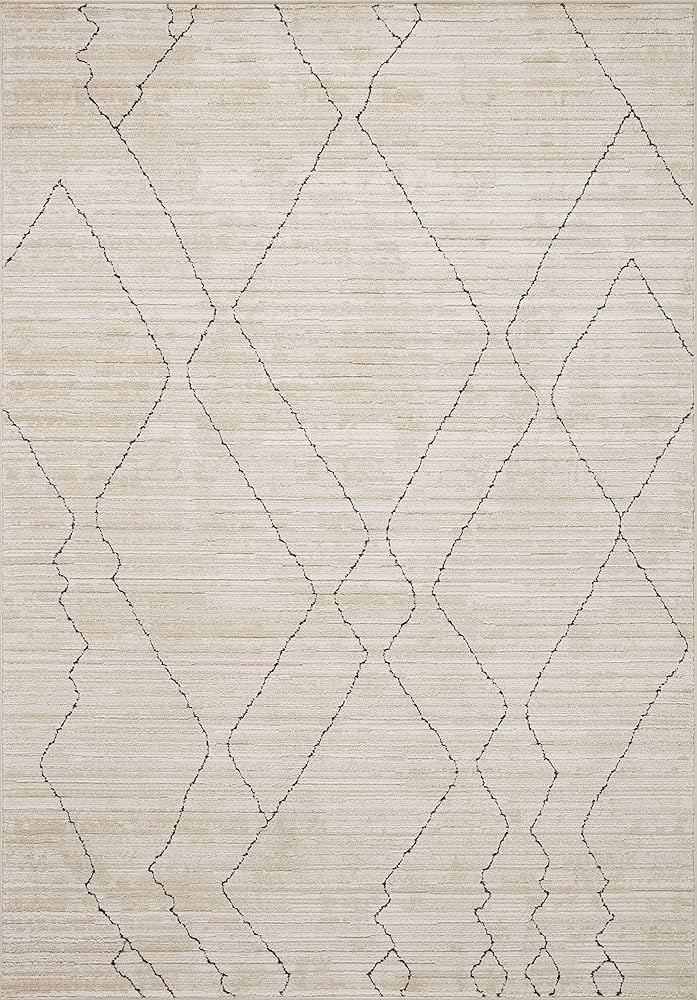Loloi Darby Collection DAR-03 Sand/Charcoal 11'-6" x 15' Area Rug | Amazon (US)