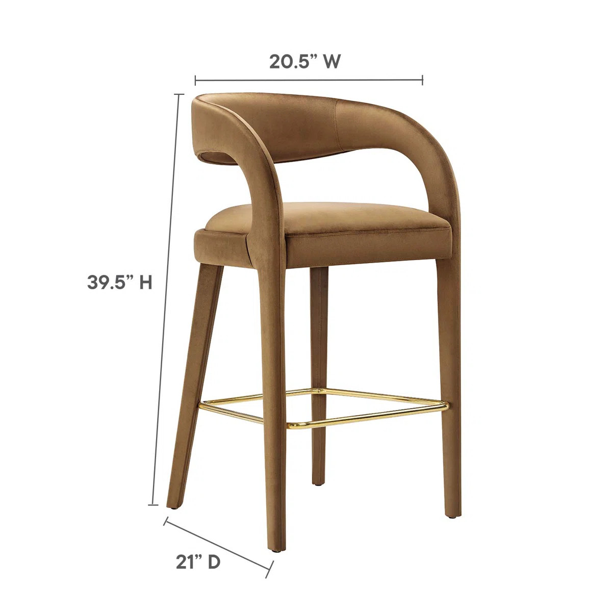 Modway Pinnacle Upholstered Stool (Set of 2) | Wayfair North America