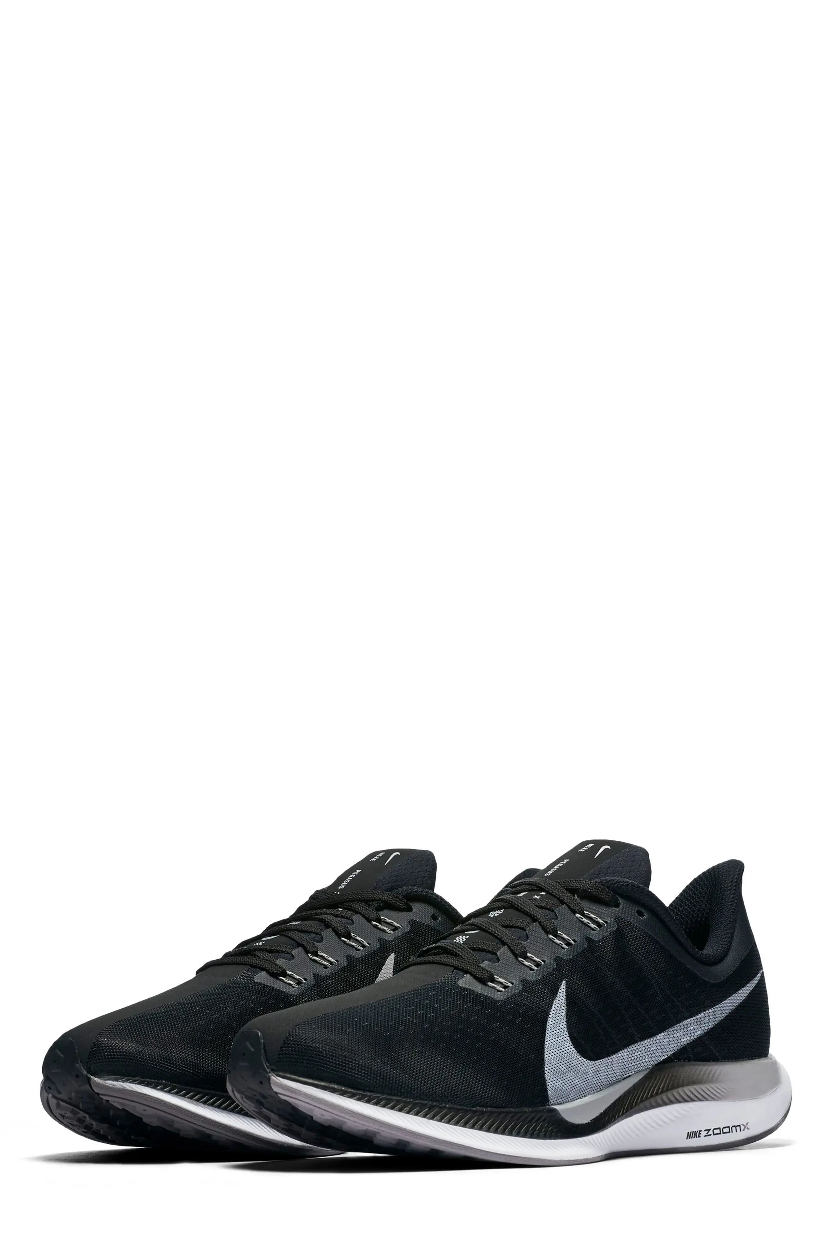 Women's Nike Zoom Pegasus 35 Turbo Running Shoe, Size 5 M - Black | Nordstrom