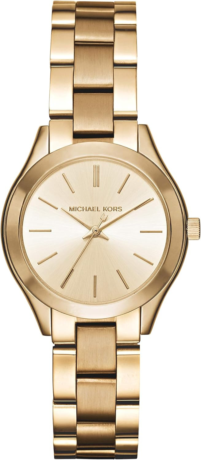 Michael Kors Mini Slim Runway Stainless Steel Watch | Amazon (US)