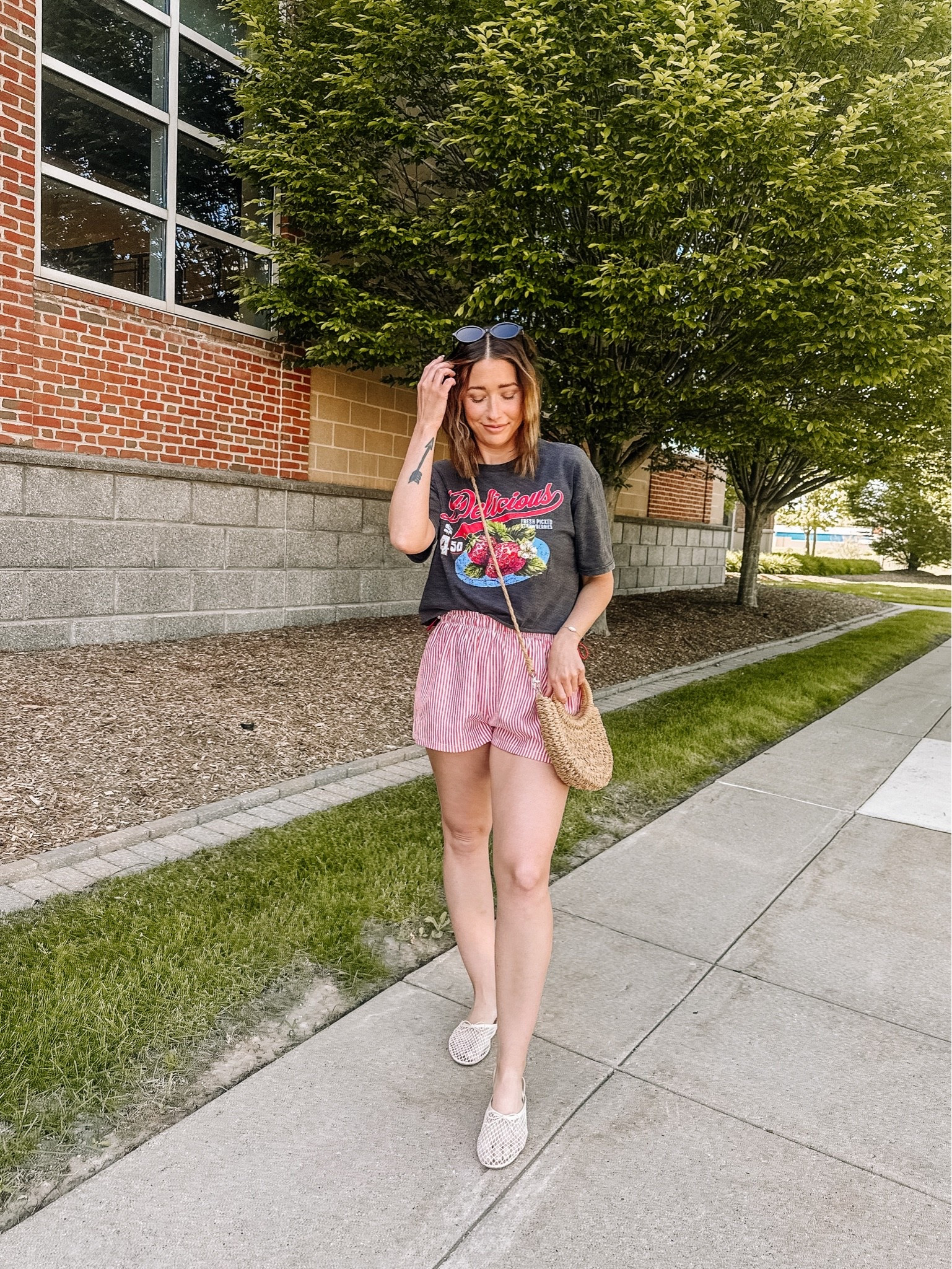 Walmart cute and affordable outfit ❤️🍓

#LTKootd #LTKdayinmylife #LTKSaleAlert