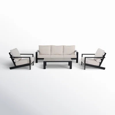 5-Person Outdoor Aluminum Seating Group With Cushions | Wayfair North America
