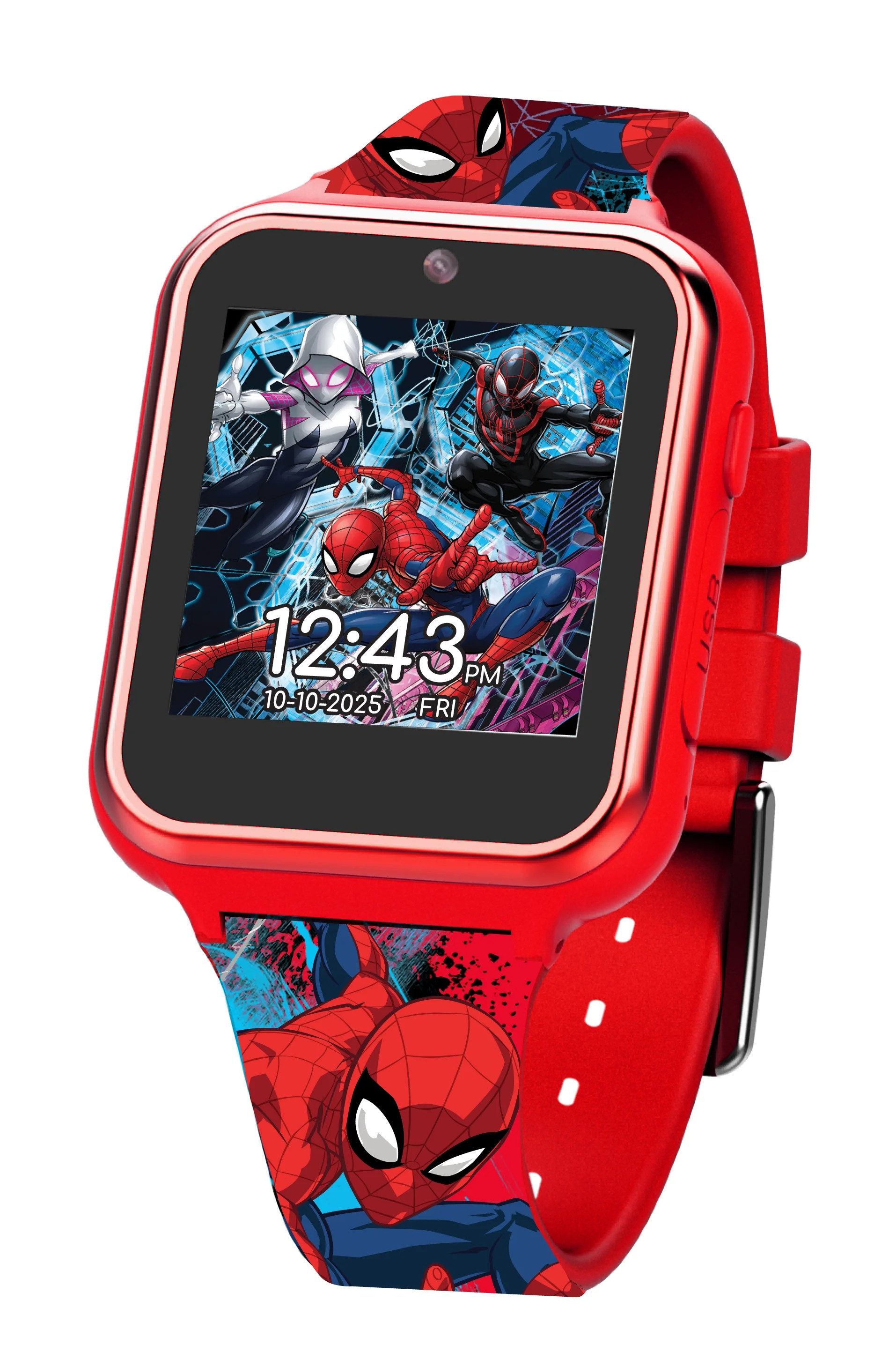 Marvel Spider-Man iTime Unisex Child Interactive Smart Watch 40mm - SPD4740WM | Walmart (US)