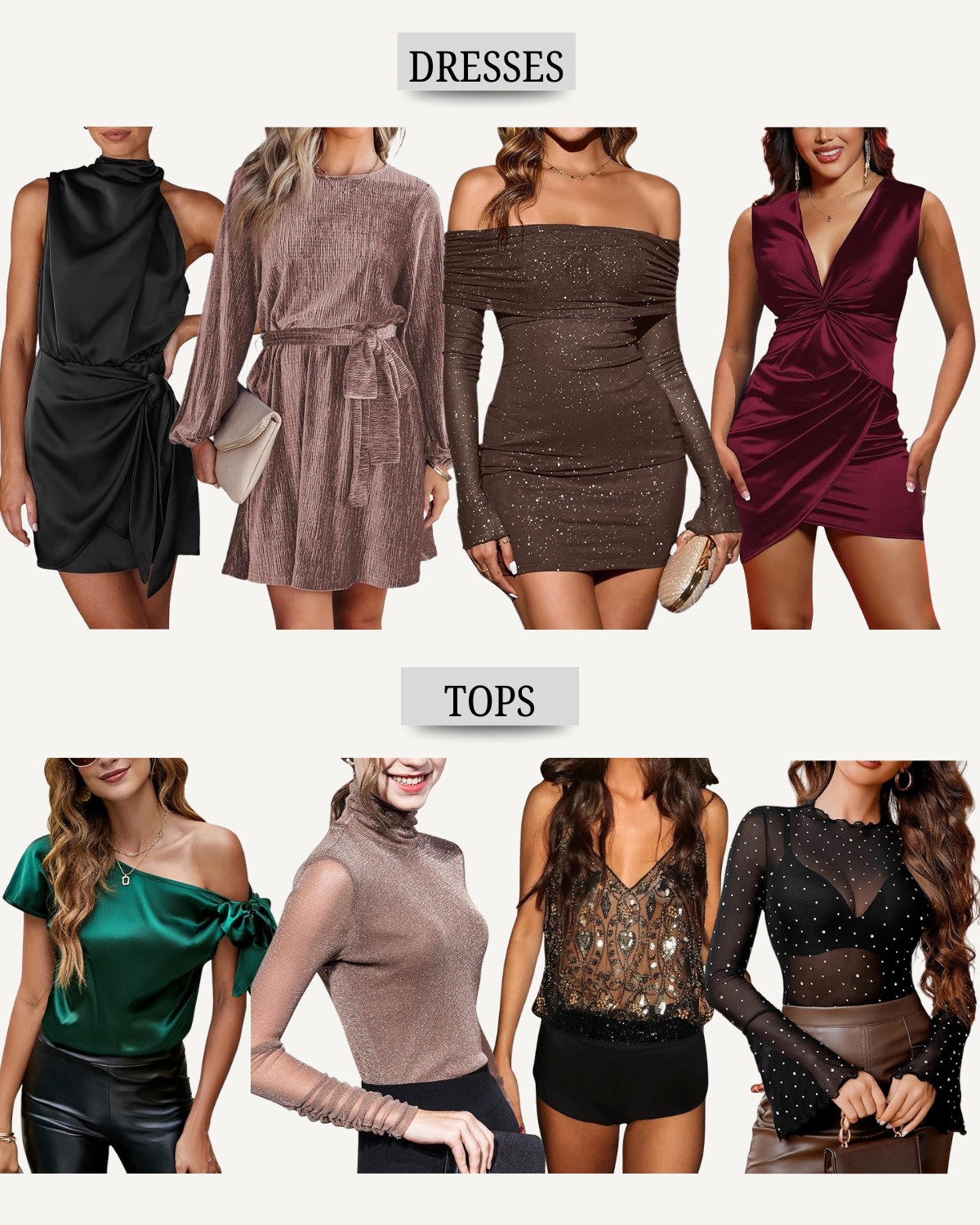 NYE Outfits for When You Don't Know What to Wear.  

 #LTKHoliday #LTKootd #LTKSeasonal