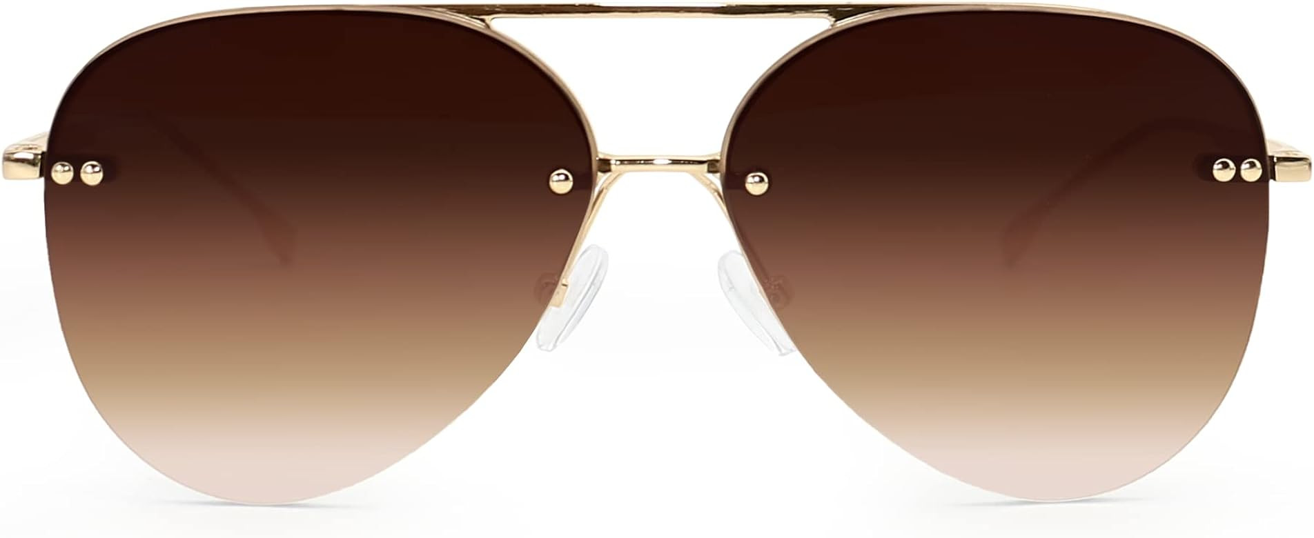 TopFoxx - Megan 2 - Black Aviator Sunglasses for Women - Total UV400 Protection - Classic Pilot S... | Amazon (US)