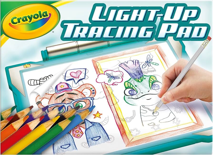 Crayola Light Up Tracing Pad - Teal, Kids Light Board For Tracing & Sketching, Kids Toys, Gifts f... | Amazon (US)