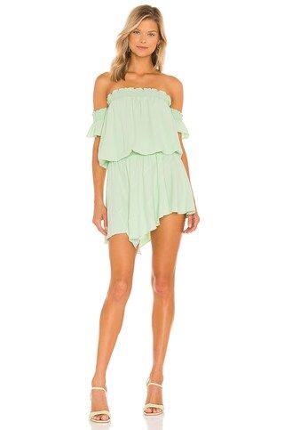 Amanda Uprichard Ariella Dress in Hypermint from Revolve.com | Revolve Clothing (Global)