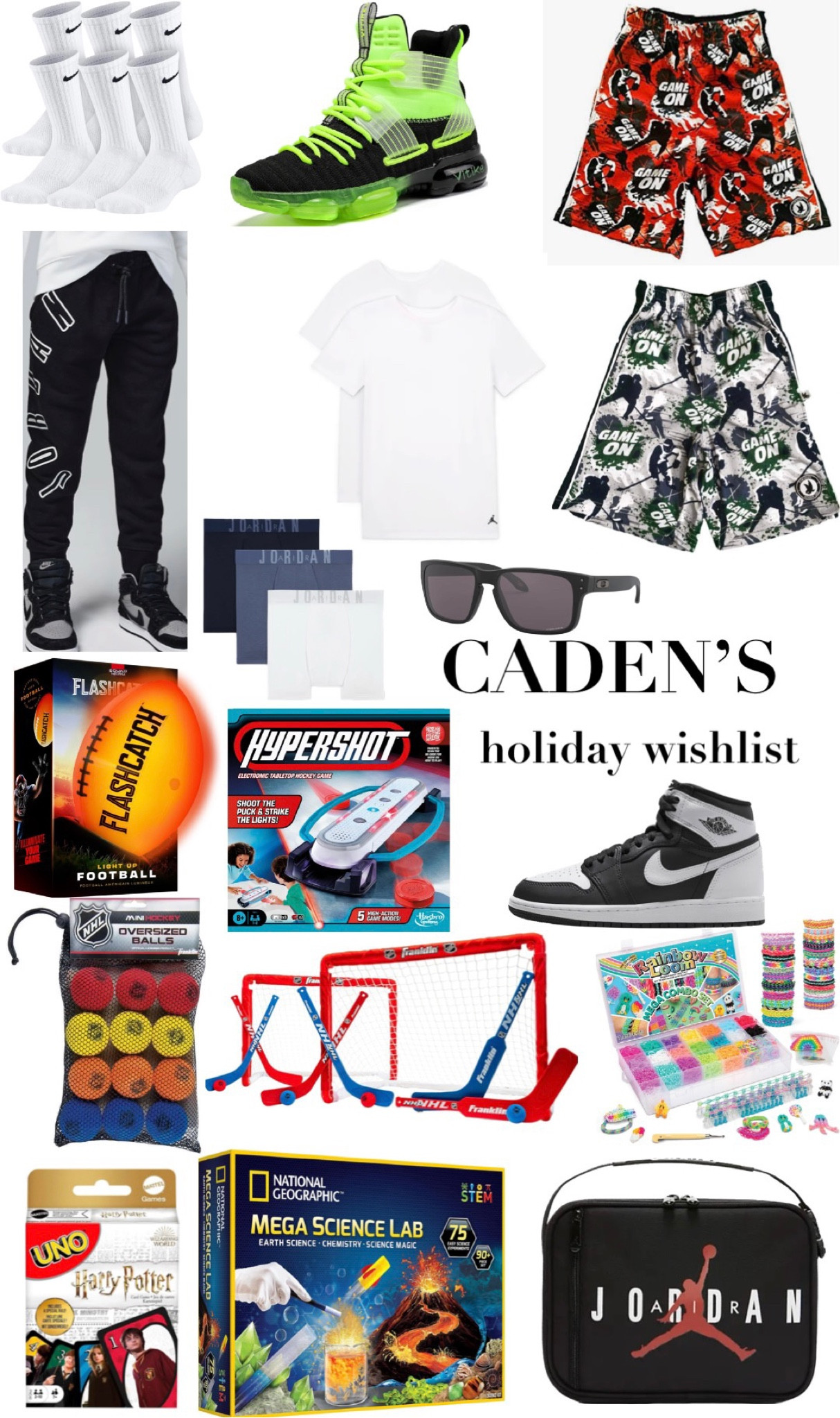 Caden’s holiday wishlist (boys 9 years old ) 🎁🏒🥅

Gift guide | Nike | Flow Society | ice hockey | goalie | football | tween boy

#LTKKids #LTKGiftGuide #LTKStyleTip