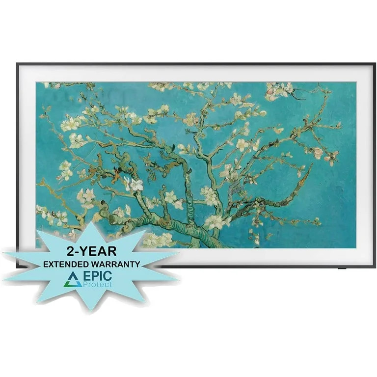 SAMSUNG 43-Inch Class QLED The Frame Series - Quantum HDR Smart TV with an Additional 2 Year Cove... | Walmart (US)