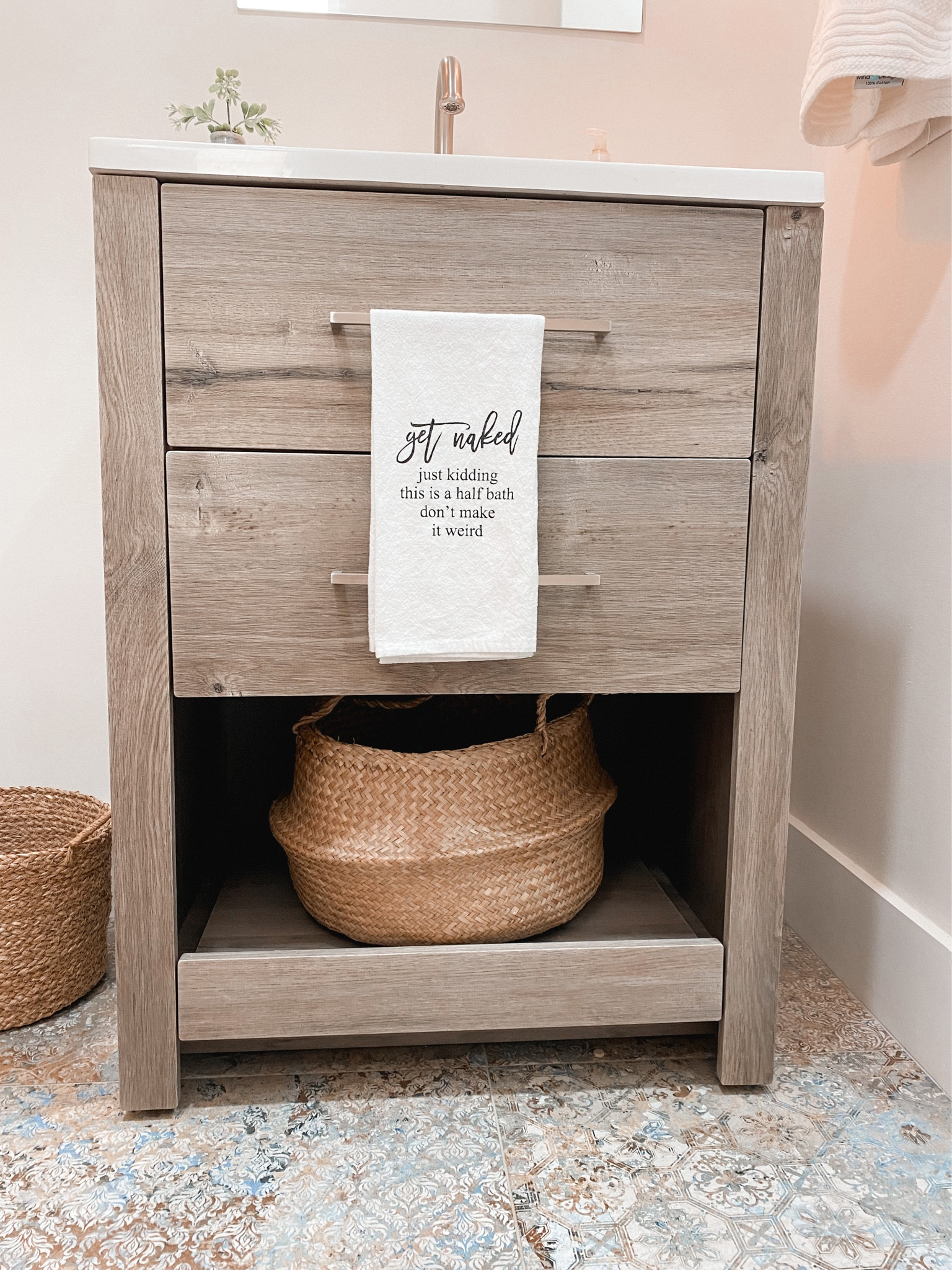 Half bath vanity decor 

#LTKhome #LTKfamily #LTKunder100