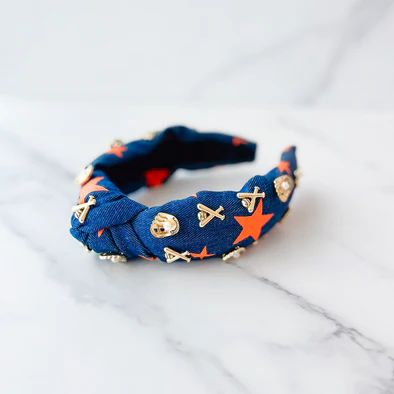 Astros Space City Headband | Golden Thread