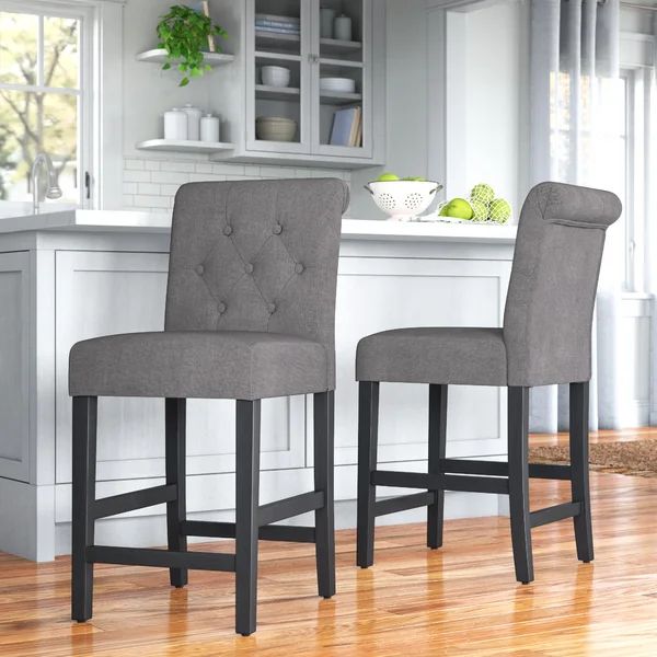 Burlison 24.75" Counter Stool (Set of 2) | Wayfair North America