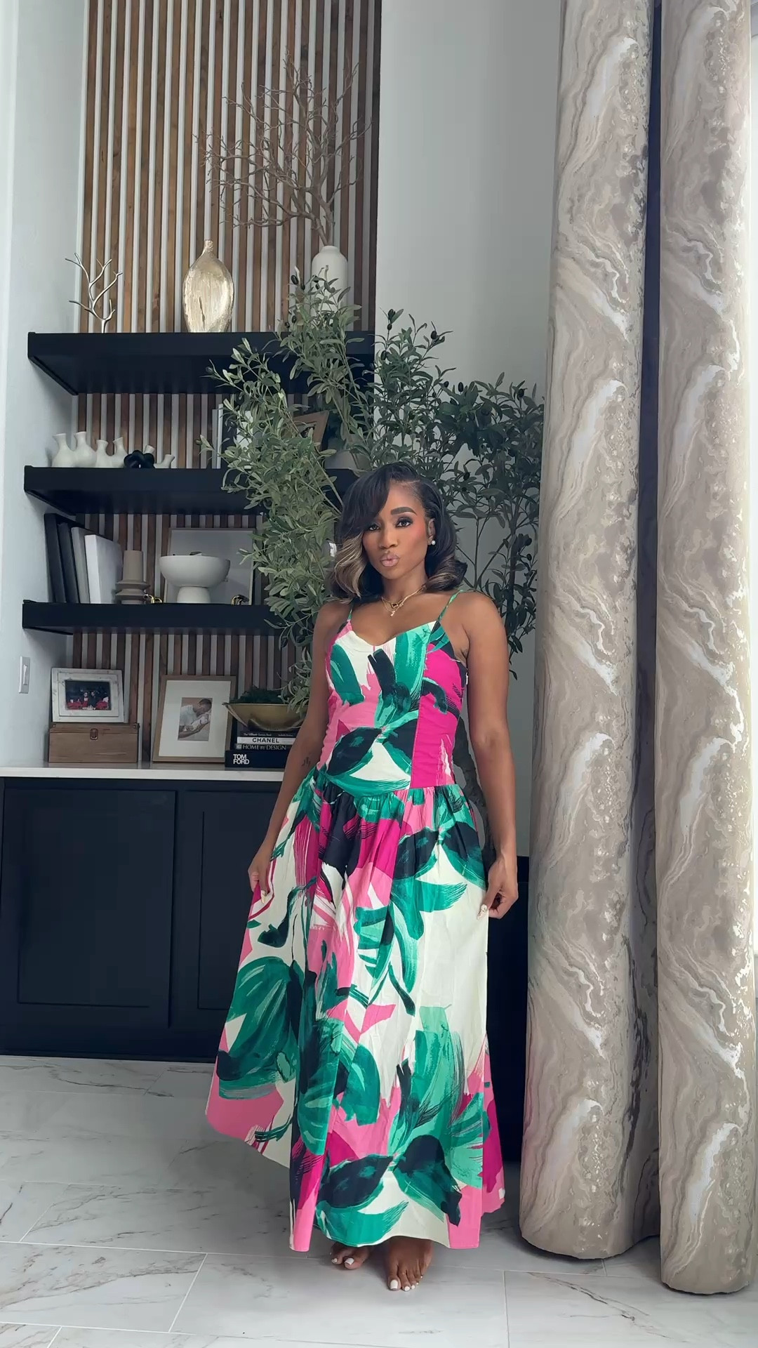 printed midaxi spring dresses find!! Under $100

#LTKootd #LTKMidsize