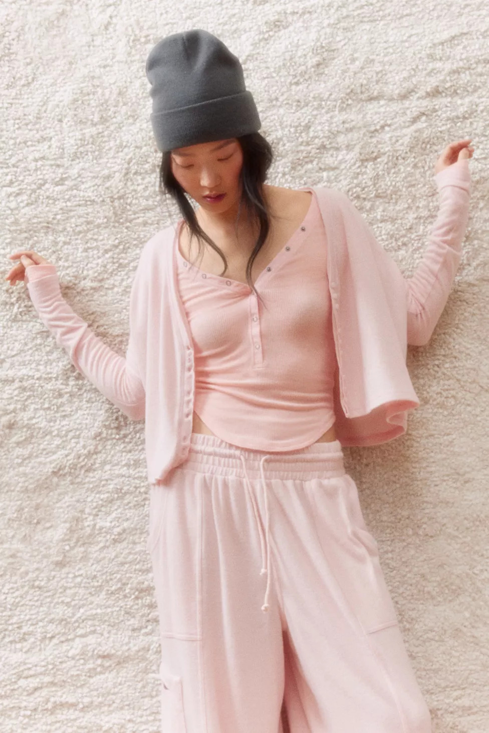 Out From Under BouncePlush Chloe Button-Up Top | Urban Outfitters (US and RoW)
