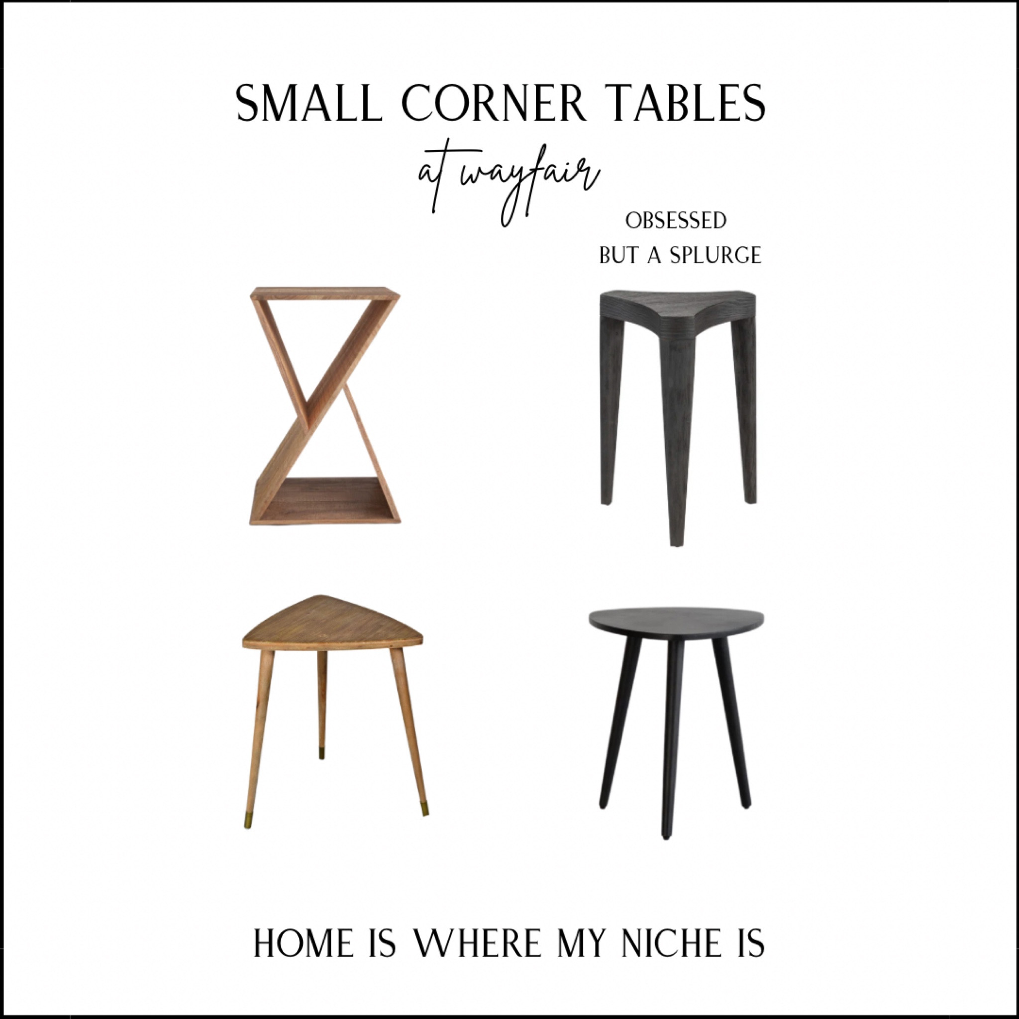H O M E / keeping an eye out for an end table for a small corner in my entryway. I’m OBSESSED with the Katana, it would be absolutely 🤌🏻, but she’s a splurge. The Baird would also be a great alternative, on fall clearance, & very budget friendly.

Wayfair | Living Room | Furniture

#LTKfindsunder100 #LTKsalealert #LTKhome