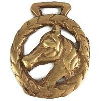 Vintage Brass Horse Medallion, Antique Accessory | Etsy (US)