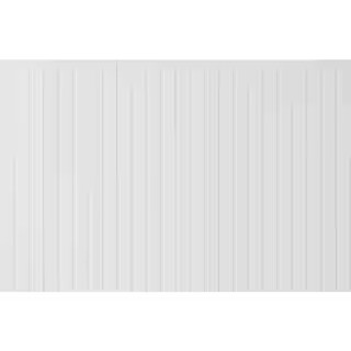 EUCATILE 3/16 in. x 32 in. x 48 in. White True Bead Wainscot Panel 975-891 - The Home Depot | The Home Depot