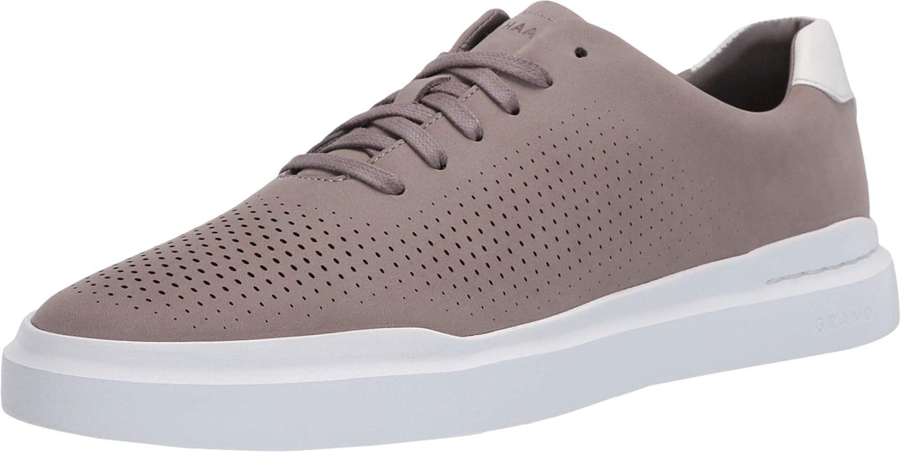 Cole Haan Mens Grandpro Rally Laser Cut Sneaker, Ironstone/Optic White, 10-M US | Amazon (US)