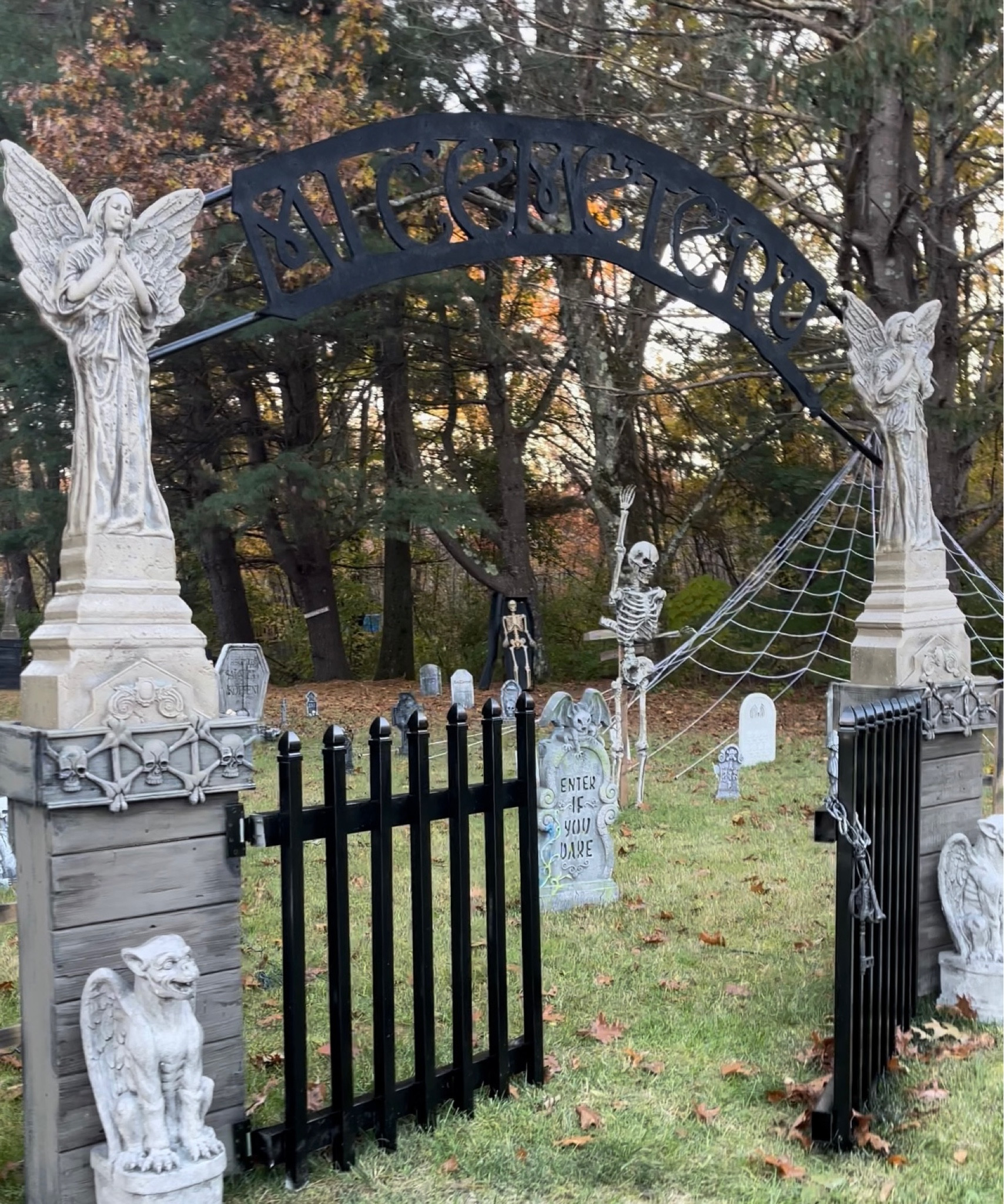 Angel tombstone halloween 

#LTKhome #LTKHalloween #LTKSeasonal