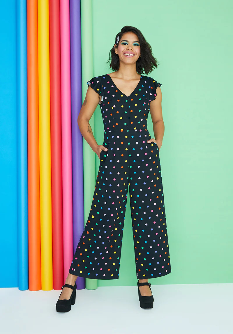 Playground At Midnight Wide-Leg Jumpsuit | ModCloth