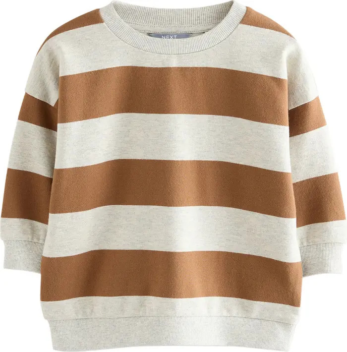 NEXT Kids' Stripe Cotton Sweatshirt | Nordstrom | Nordstrom