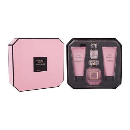 Victoria s Secret BOMBSHELL 4PC SET 1.7Oz EDP +0.25Oz EDP+3.4Oz BODY LOTION +3.4Oz BODY WASH GEL | Walmart (US)