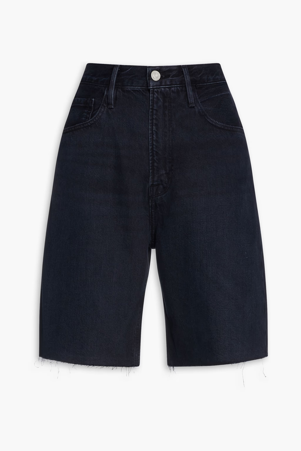 Le Bermuda frayed denim shorts | The Outnet (UK and Europe)