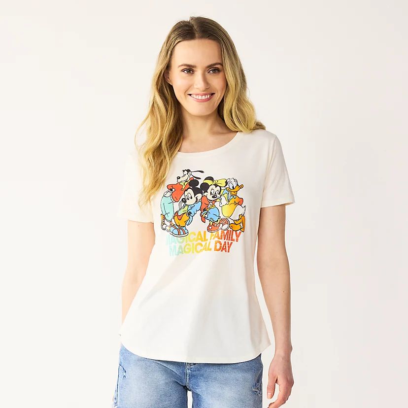 Disney's Mickey Mouse & Friends Women's Graphic Tee by Celebrate Together | Kohl's
