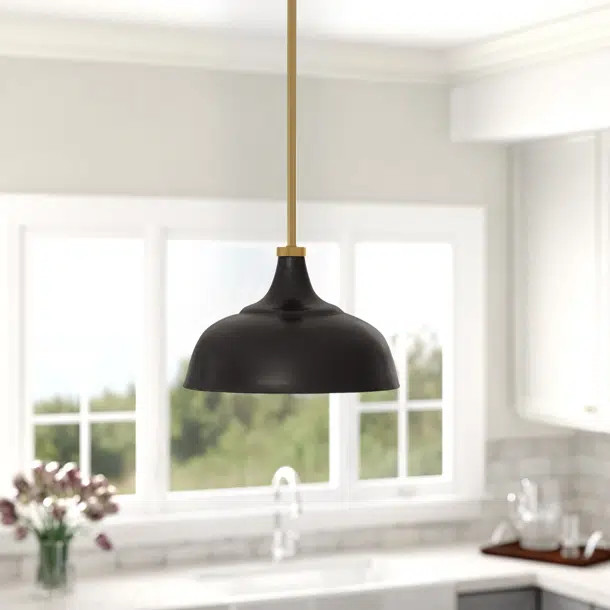 Hollon 1 - Light Single Dome Pendant | Wayfair North America