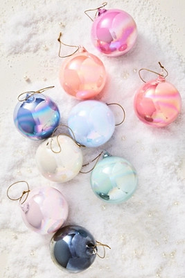 3" Shining Ball Ornaments, Set of 9 | Anthropologie (US)