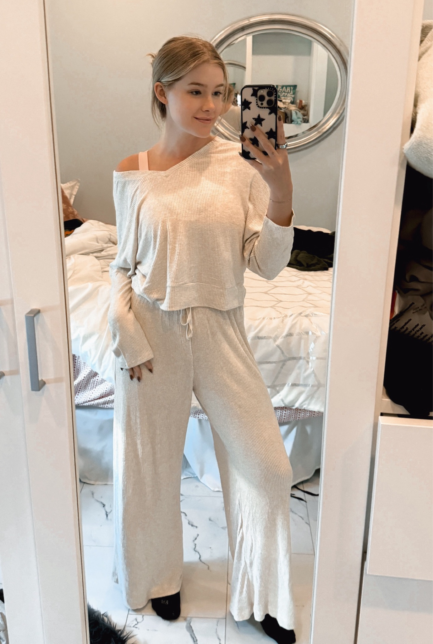 love this set on sale from Target! I got a medium for slouchy look 🫶🏼 literally SKIMS soft 😍

#LTKGiftGuide #LTKSaleAlert #LTKCyberWeek