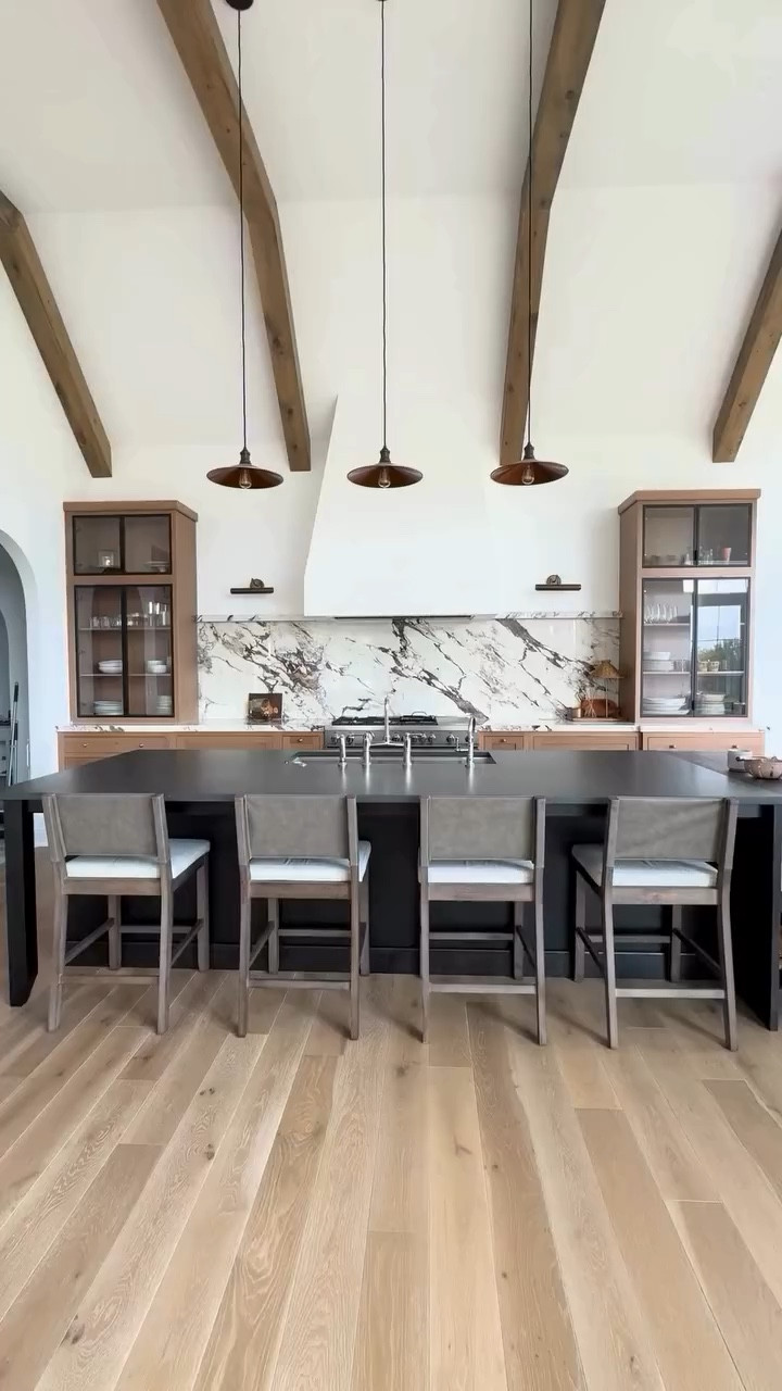 A design decision I don’t regret?!? Our 15 ft kitchen ceilings! 100% Worth the lost square footage above! 

Shop our kitchen 👇

#LTKHome #LTKSaleAlert #LTKVideo