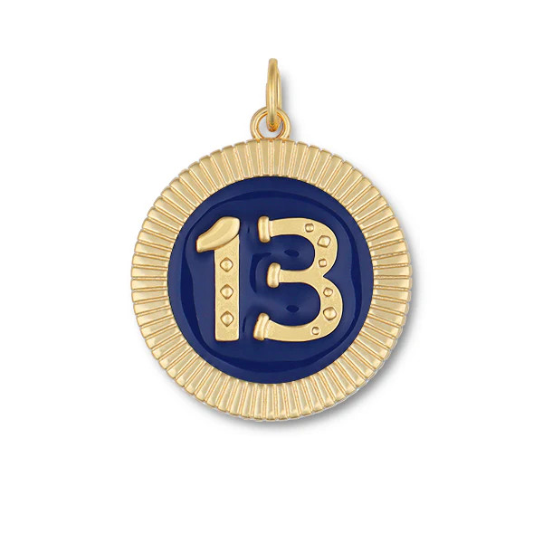 Lucky 13 Navy Poker Chip | HART