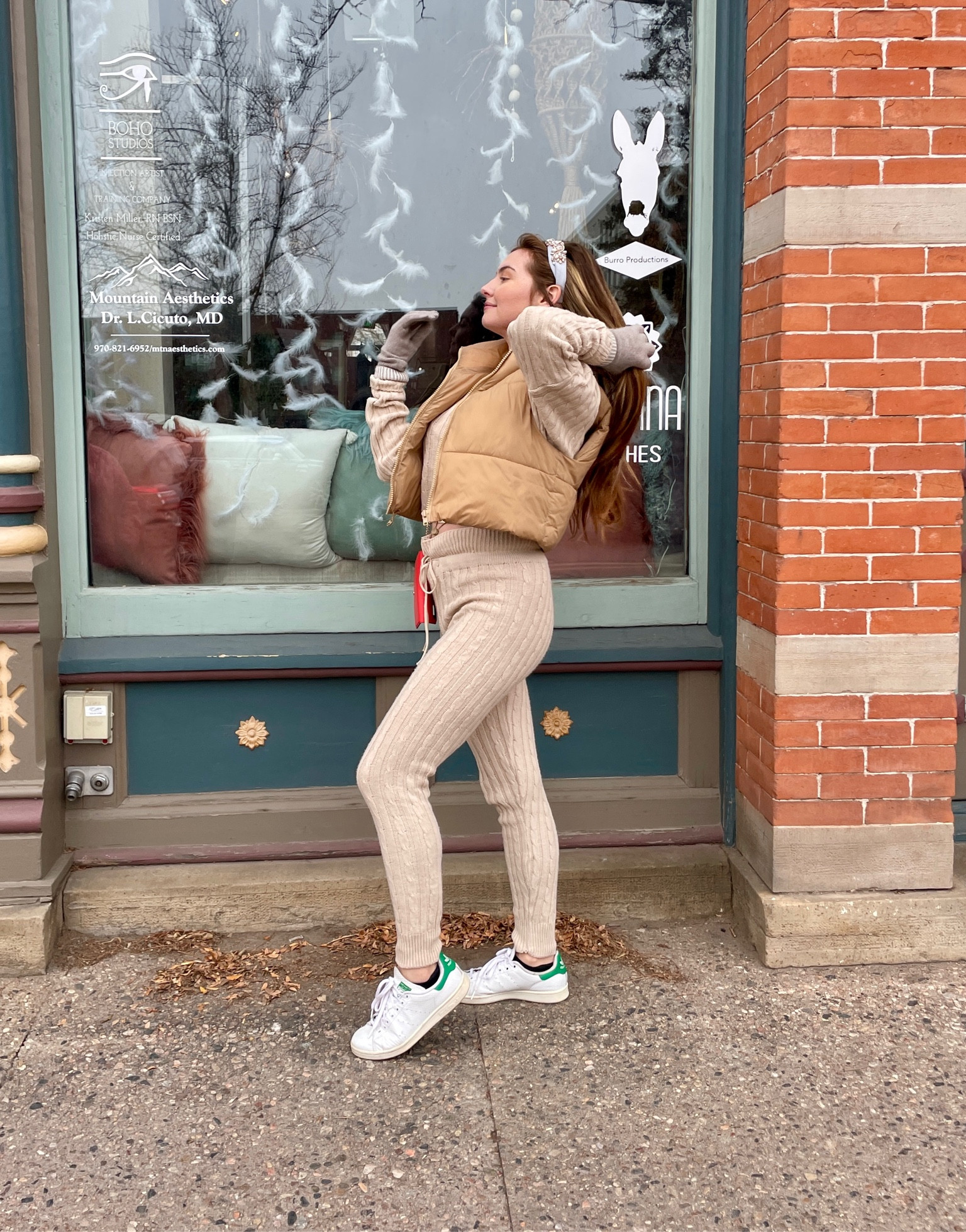 So warm in this cableknit set and puffer vest! Linked a similar set from Nordstrom and vest is just an Amazon find (size small). Paired with my Adidas sneakers, cashmere gloves and a headband!

#LTKfit #LTKstyletip #LTKshoecrush