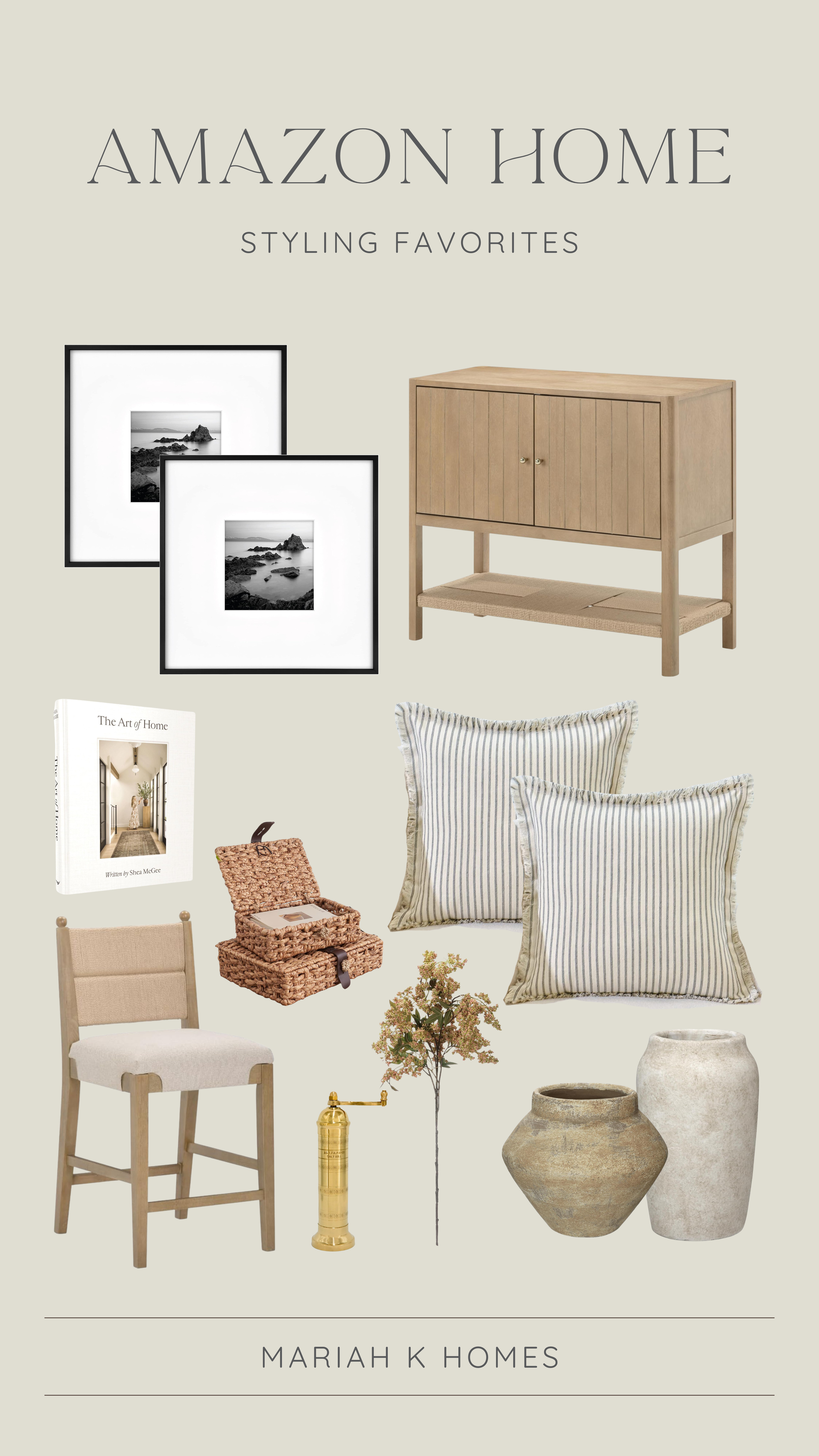 These Amazon home finds are so good right now. From woven accents and light wood to pretty florals and cozy pillows; everything feels fresh and affordable. 

 #LTKHome #LTKSaleAlert