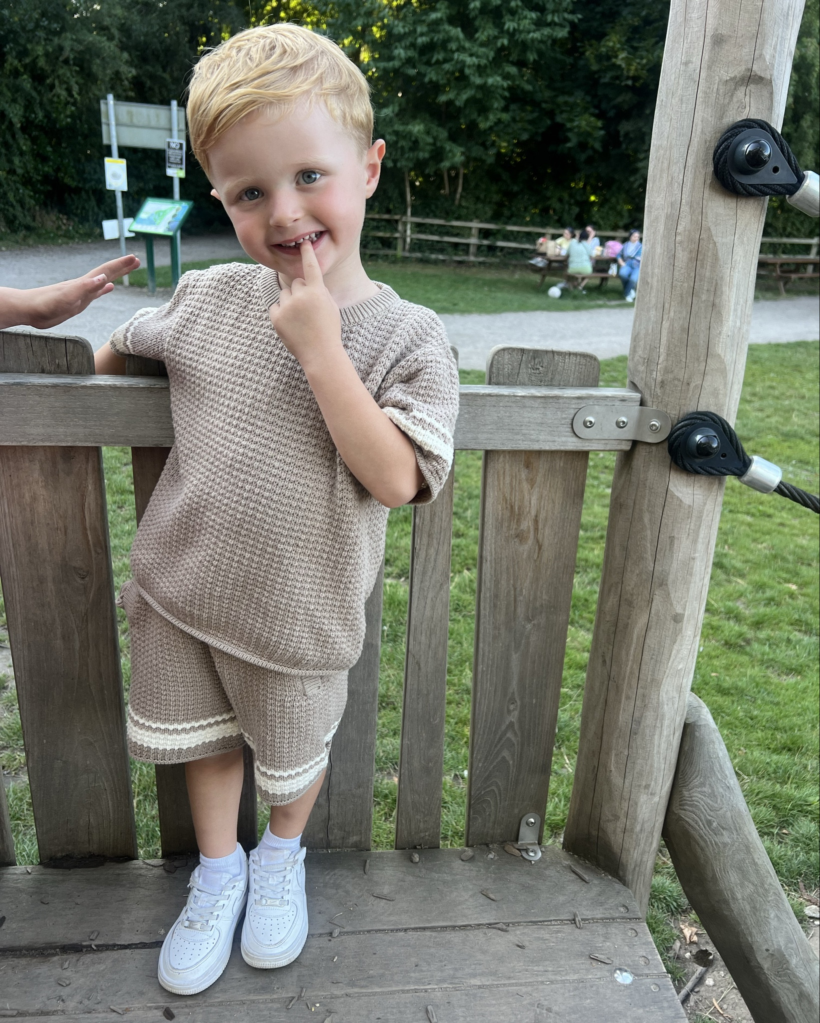 My beautiful boy looking super smart in his cute two piece 🥰✨🫶🏼