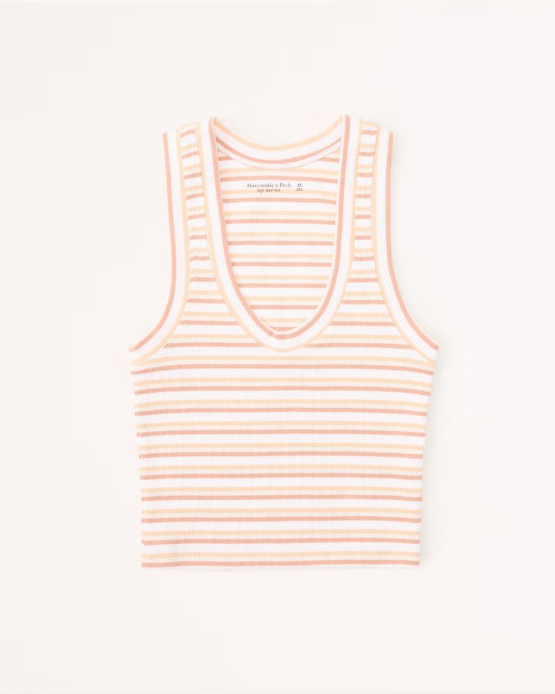 Women's Essential Scoopneck Tank | Women's Tops | Abercrombie.com | Abercrombie & Fitch (US)